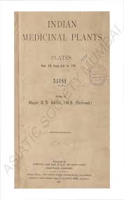 Indian Medicinal Plants: Plates. Part - 1