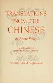Translations from the Chinese