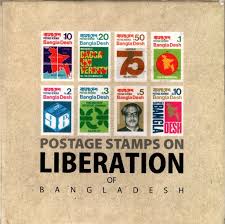 Postage stamps on liberation of Bangladesh