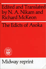 The edicts of Asoka